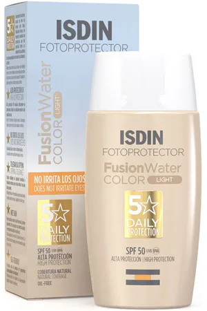 ISDIN Protección solar Fotoprotector Fusion Water Color Spf50 light para mujer