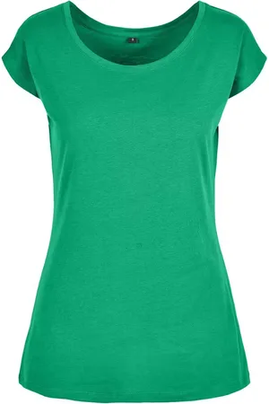 Build Your Brand Camiseta manga larga Basic para mujer