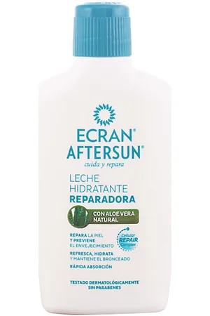 Ecran Protección solar Aftersun Leche Hidratante Aloe Vera para mujer