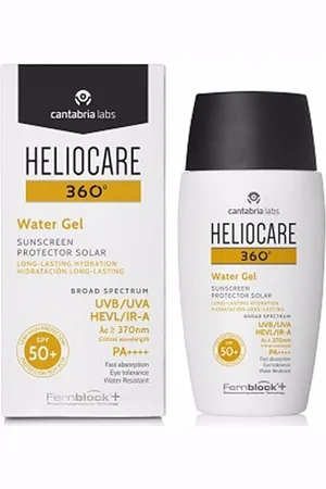 Heliocare Protección solar 360° Protector Solar Aqua Gel Spf50+ para mujer