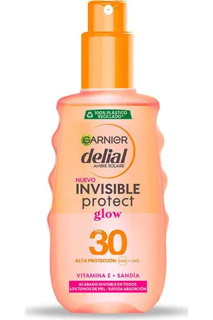 Garnier Protección solar Invisible Protect Glow Spray Spf30 para mujer