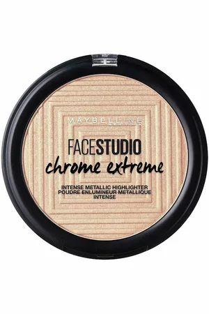 MAYBELLINE New York Iluminador Face Studio Chrome Metallic Highlighter Powder - 300 Sa para mujer