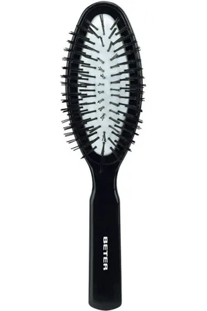 Beter Tratamiento capilar Cepillo Ovalado Neumático Filamentos De Nylon 17,5 Cm para mujer