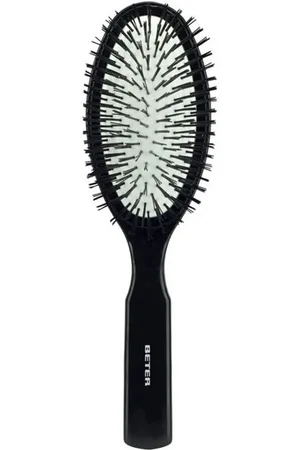 Beter Tratamiento capilar Cepillo Ovalado Neumático Filamentos De Nylon 18 Cm para mujer