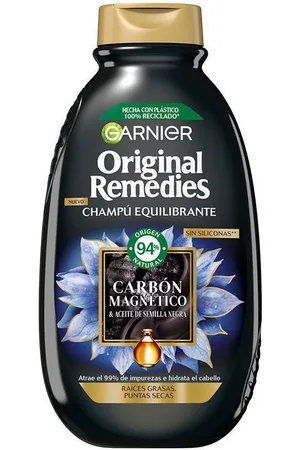 Garnier Champú Original Remedies Carbón Magnético Champú para mujer