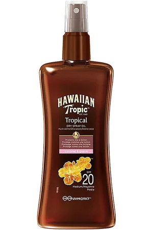 Hawaiian Tropic Protección solar Coconut Guava Dry Oil Spf20 Spray para mujer