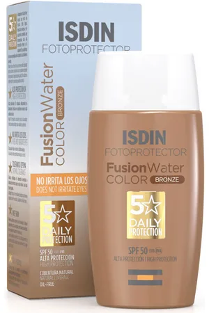 ISDIN Protección solar Fotoprotector Fusion Water Color Spf50 bronce para mujer