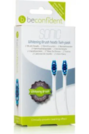 Beconfident Tratamiento corporal Sonic Toothbrush Heads Whitening White Lote para mujer