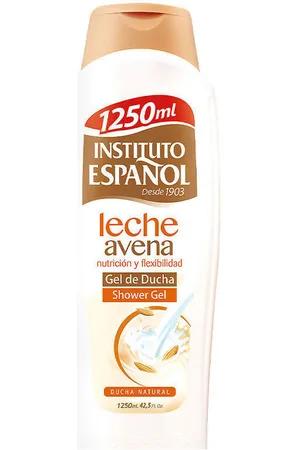 Instituto Español Productos baño Leche Avena Gel De Ducha para mujer
