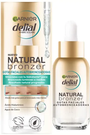 Garnier Protección solar Natural Bronzer Gotas Faciales Autobornceadoras para mujer