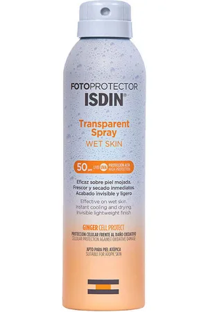 ISDIN Protección solar Fotoprotector Wet Skin Transparent Spray Spf50+ para mujer