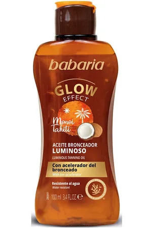 Babaria Protección solar Solar Aceite Monoi Tahiti Aceite Luminoso para mujer