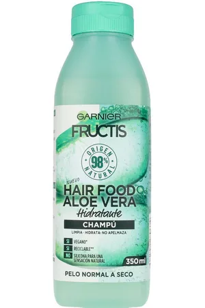 Garnier Champú Fructis Hair Food Aloe Vera Champú Hidratante para mujer