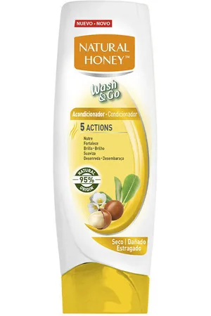 Natural Honey Acondicionador Wash Go Acondicionador Seco para mujer