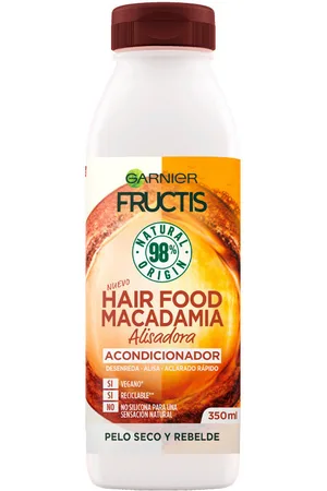 Garnier Acondicionador Fructis Hair Food Macadamia Suavizante Alisador para mujer