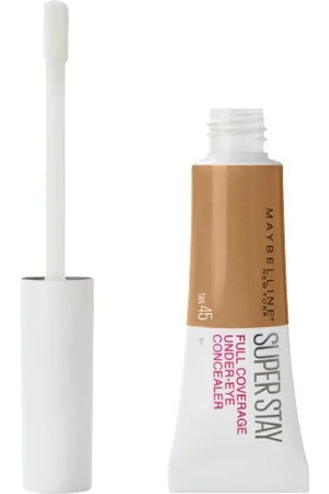 MAYBELLINE New York Antiarrugas & correctores Super Stay High Coverage Liquid Concealer - 45 Tan para mujer