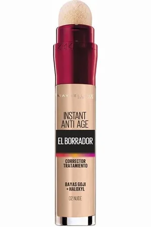 MAYBELLINE New York Base de maquillaje El Borrador Instant Anti-age 02-nude para mujer
