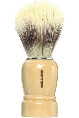 Beter Cuidado para el afeitado y antes del afeitado Brocha De Afeitar Mango Madera Pelo Sintético para hombre
