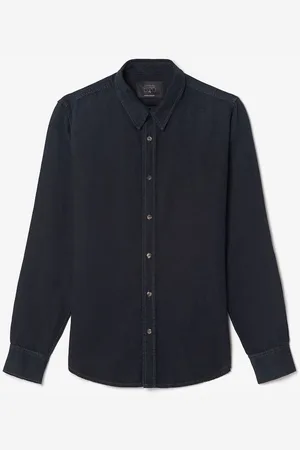 Le Temps des Cerises Camisa manga larga Camisa de vaquero VALMY para hombre