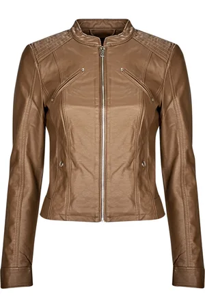 VERO MODA Cazadora de cuero VMFAVODONA COATED JACKET NOOS para mujer
