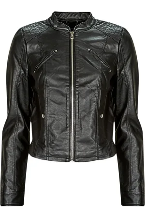 VERO MODA Cazadora de cuero VMFAVODONA COATED JACKET NOOS para mujer