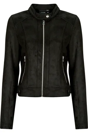 VERO MODA Cazadora de cuero VMJOSE MARI SHORT FAUX SUEDE JACKET BOOS para mujer