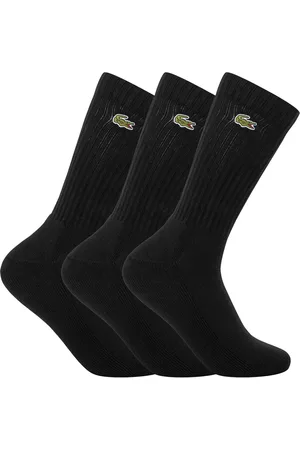 Lacoste Calcetines altos Pack de 3 calcetines deportivos para hombre