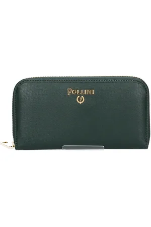 Cartera de piel para mujer con cremallera Pollini