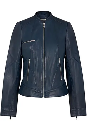 Naf Naf Chaqueta de Piel, Negro, 34 para Mujer: : Moda