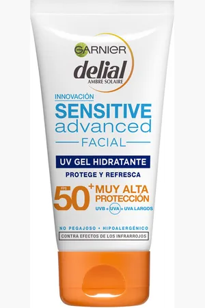 Garnier Protección solar Sensitive Advanced Gel Facial Spf50+ para mujer