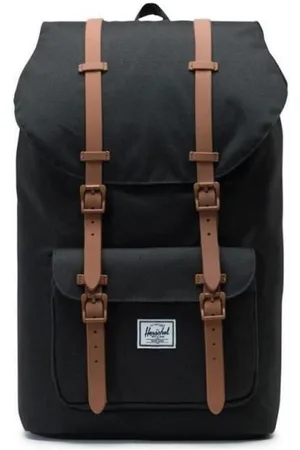 Herschel Mochila Little America Backpack - Black Saddle Brown para hombre
