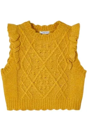 Mayoral Jersey Chaleco tricot para niña