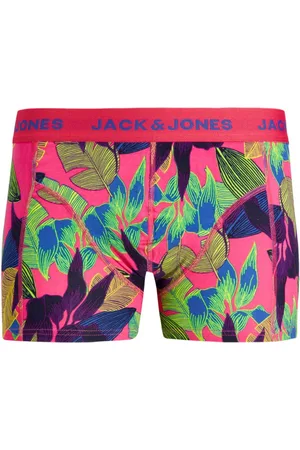 JACK & JONES Boxer 12240249 JACFALL LEAVES TRUNK SN PINK YARROW para hombre