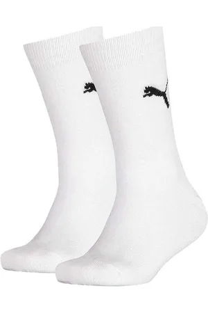 3 pares de calcetines altos para niño Puma Junior Crew Sock 3P 907958  Grey/White/Black 03