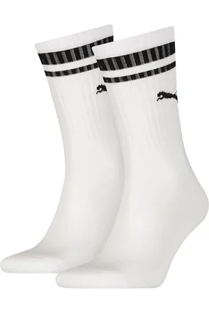 PUMA Calcetines CREW HERITAGE STRIPE 2P UNISEX para mujer