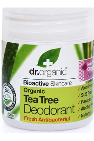Dr Organic Tratamiento corporal Bioactive Organic Tea Tree Deodorant Roll-on para mujer