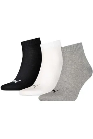 PUMA Calcetines UNISEX QUARTER PLAIN 3P para mujer