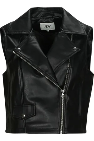 JDY Cazadora de cuero NEWETTA FAUX LEATHER WAISTC. OTW SIE para mujer
