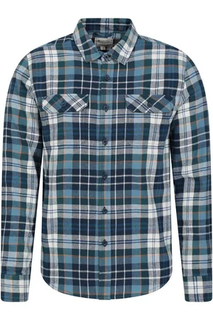 Mountain Warehouse Camisa manga larga Trace para hombre