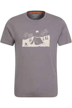 Mountain Warehouse Camiseta manga larga Camping Sketch para hombre