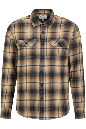 Mountain Warehouse Camisa manga larga Trace para hombre
