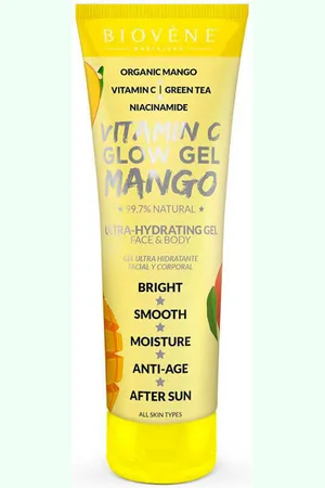 Biovène Hidratantes & nutritivos Vitamin C Glow Gel Mango Ultra-hydrating Gel Face Body para mujer