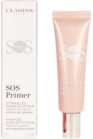 Clarins Base de maquillaje Sos Primer Prebase 01-rose para mujer