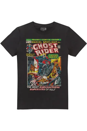 Marvel Camiseta manga larga Ghost Rider Is Born para hombre