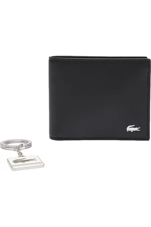 Lacoste Cartera Wallet and Key Chain - Noir para hombre