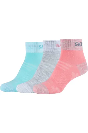 Skechers Calcetines 3PPK Wm Mesh Ventilation Quarter Socks para mujer