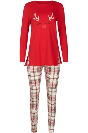 Lisca Pijama Holiday Pijama leggings túnica manga larga Cheek para mujer