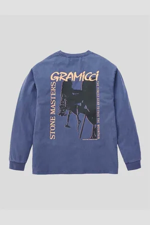 Gramicci Camiseta Camiseta Stone Masters Manga Larga Pigmento para hombre