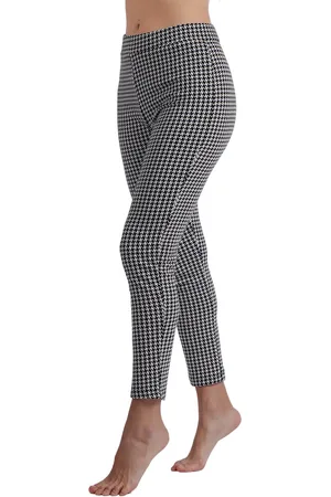 Admas Pantalones Pantalón elástico Pata Gallo para mujer