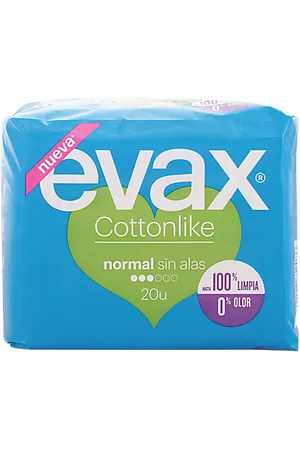 EVAX Tratamiento corporal Cottonlike Compresas Normal Sin Alas para mujer